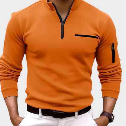 Ben | Sports Polo with Zipper