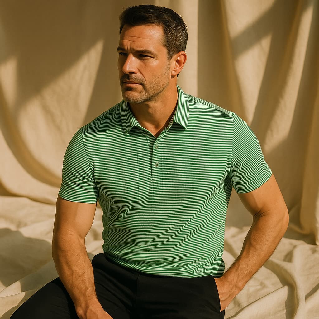 Santorini™ | Striped Polo Shirt