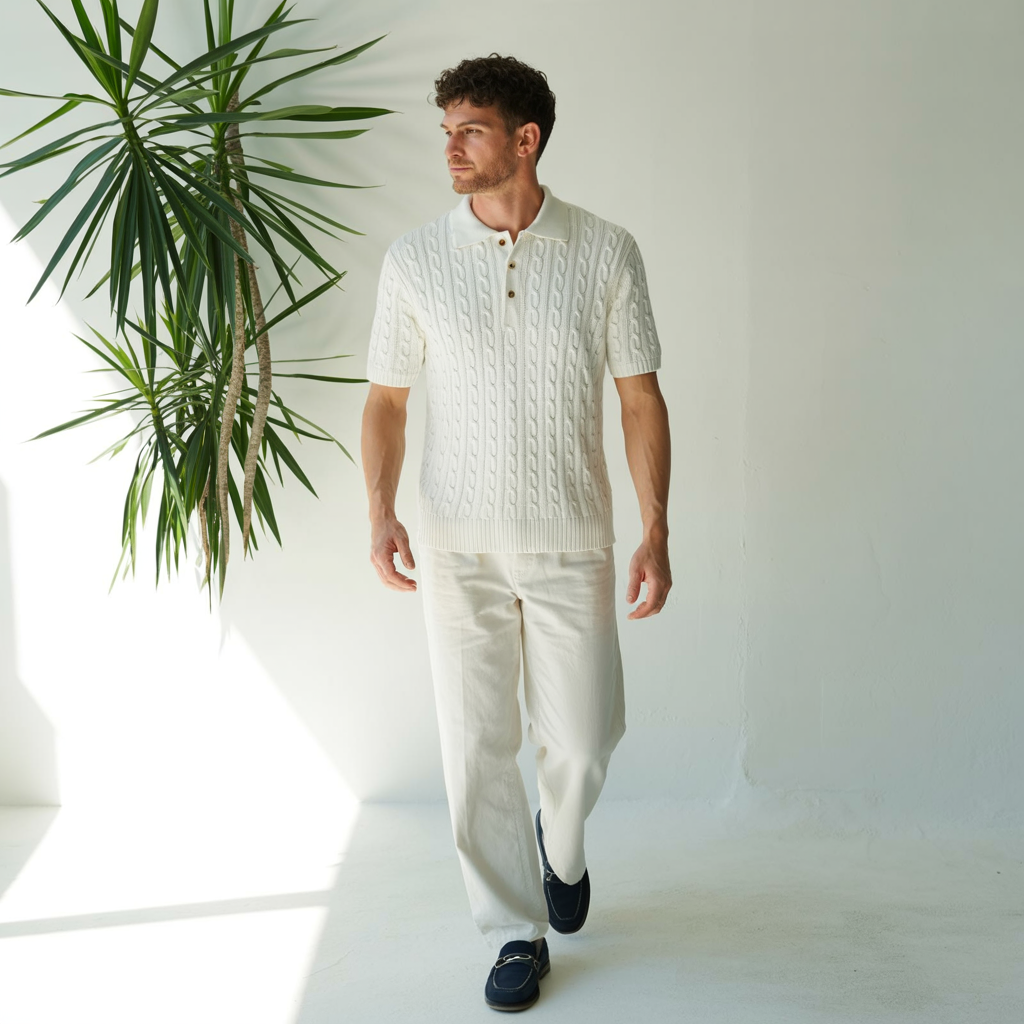 Marcelo™ | Silk Polo Shirt