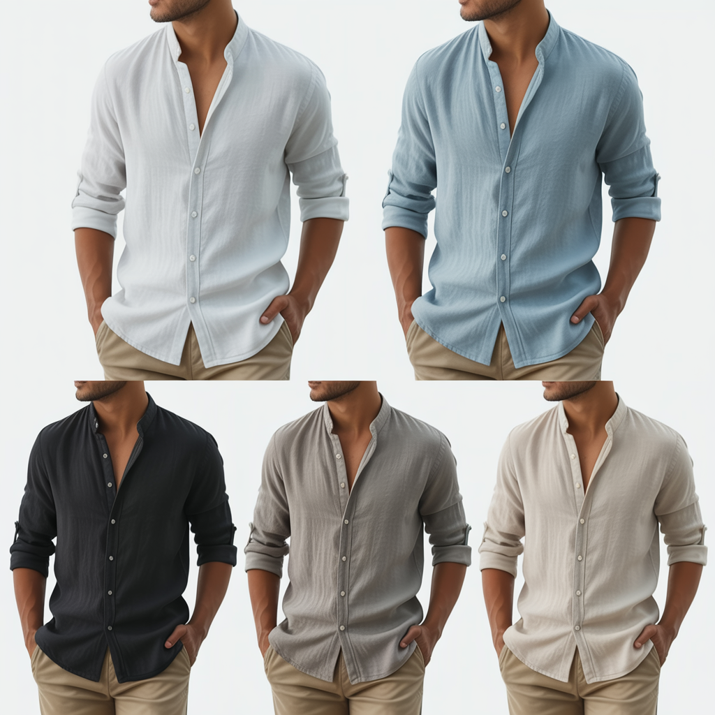 Alberto Tailors Harbor Linen Shirt