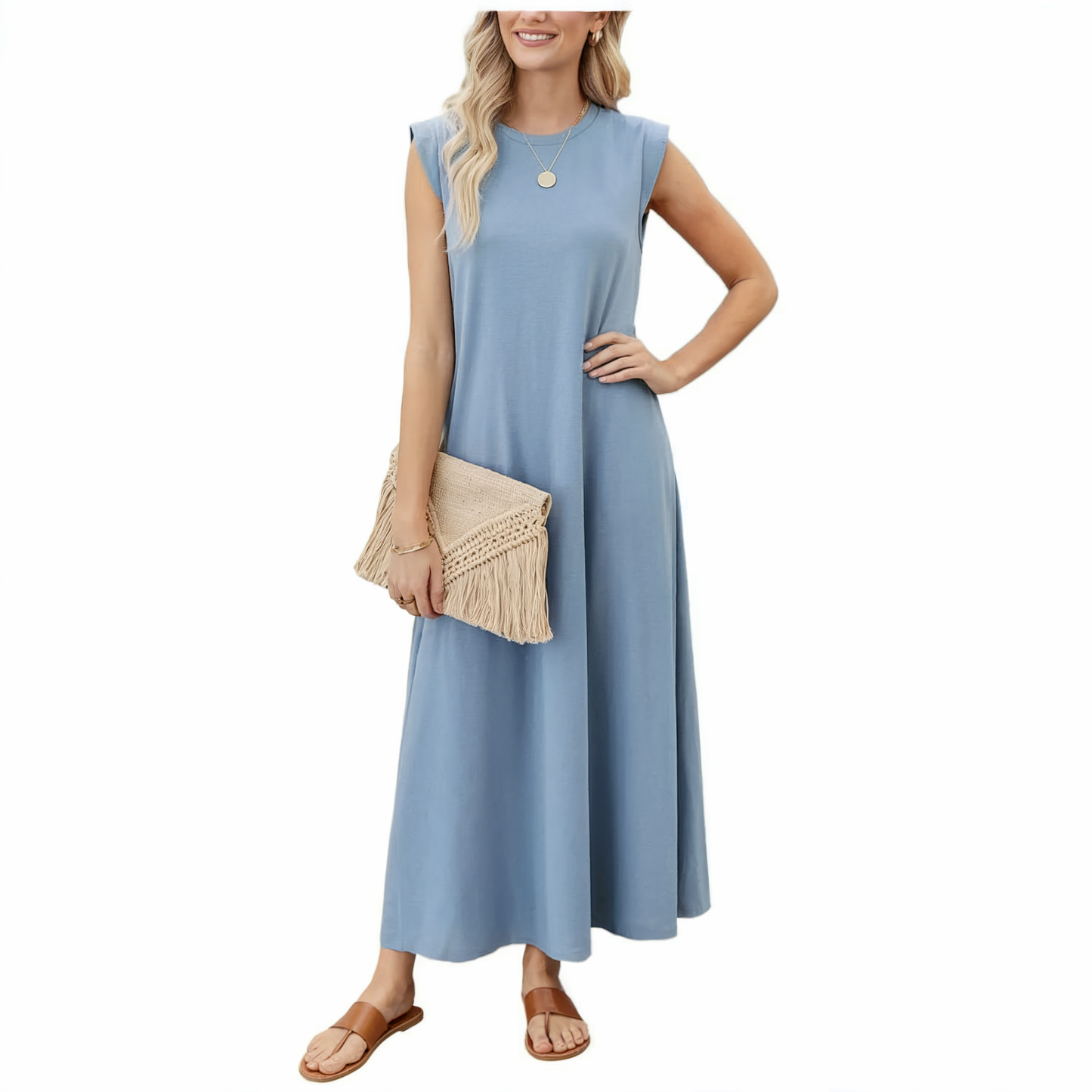 Monroe™ | Simple Slit Dress