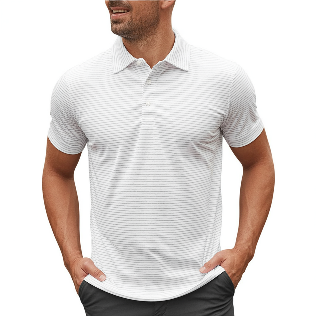 Santorini™ | Striped Polo Shirt