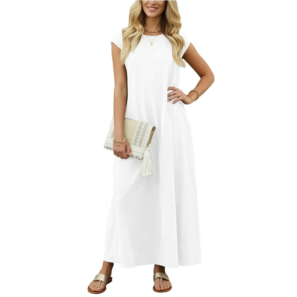 Monroe™ | Simple Slit Dress