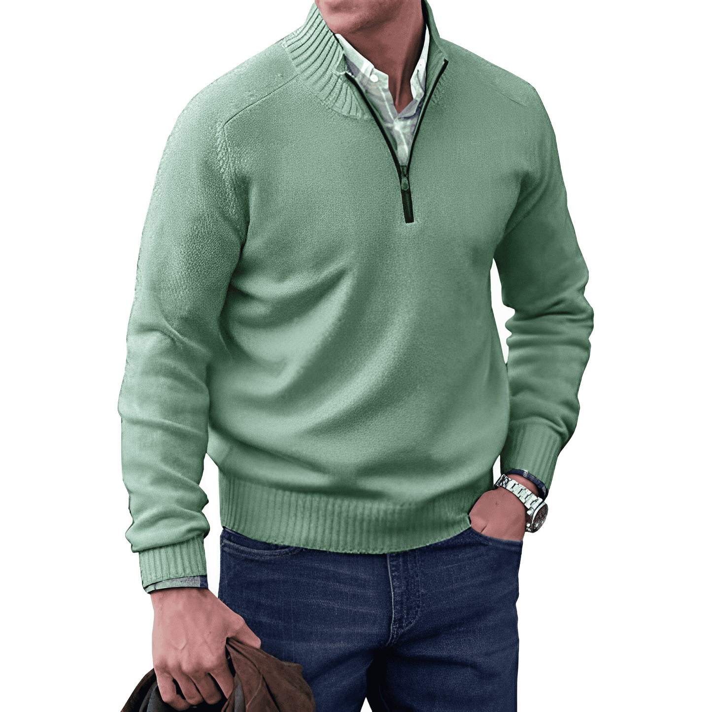 Miles | The Elegant Zip Pullover