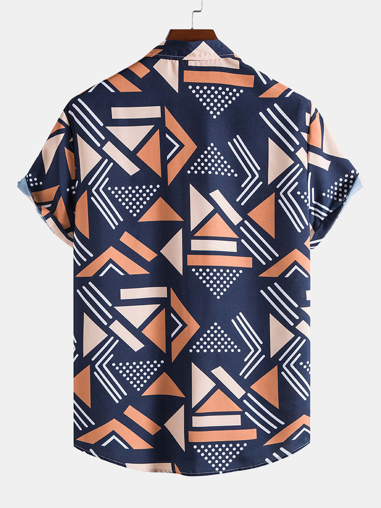 Vince | Geometric Print Shirt