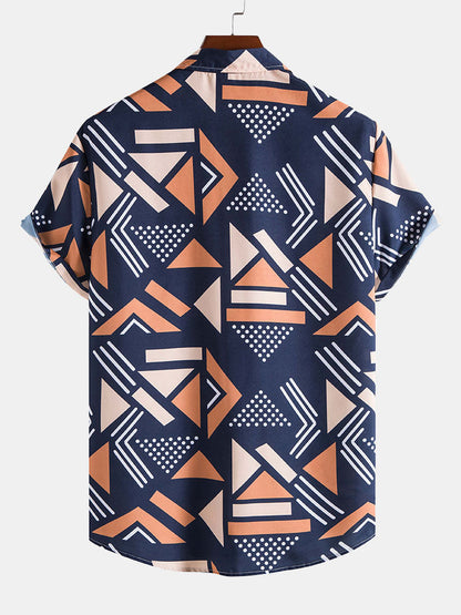 Vince | Geometric Print Shirt