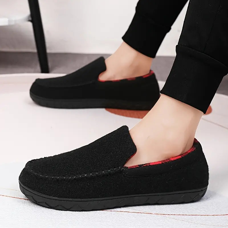 CasaWear™ | Warm Fleece Slip-On With Non-Slip Soles