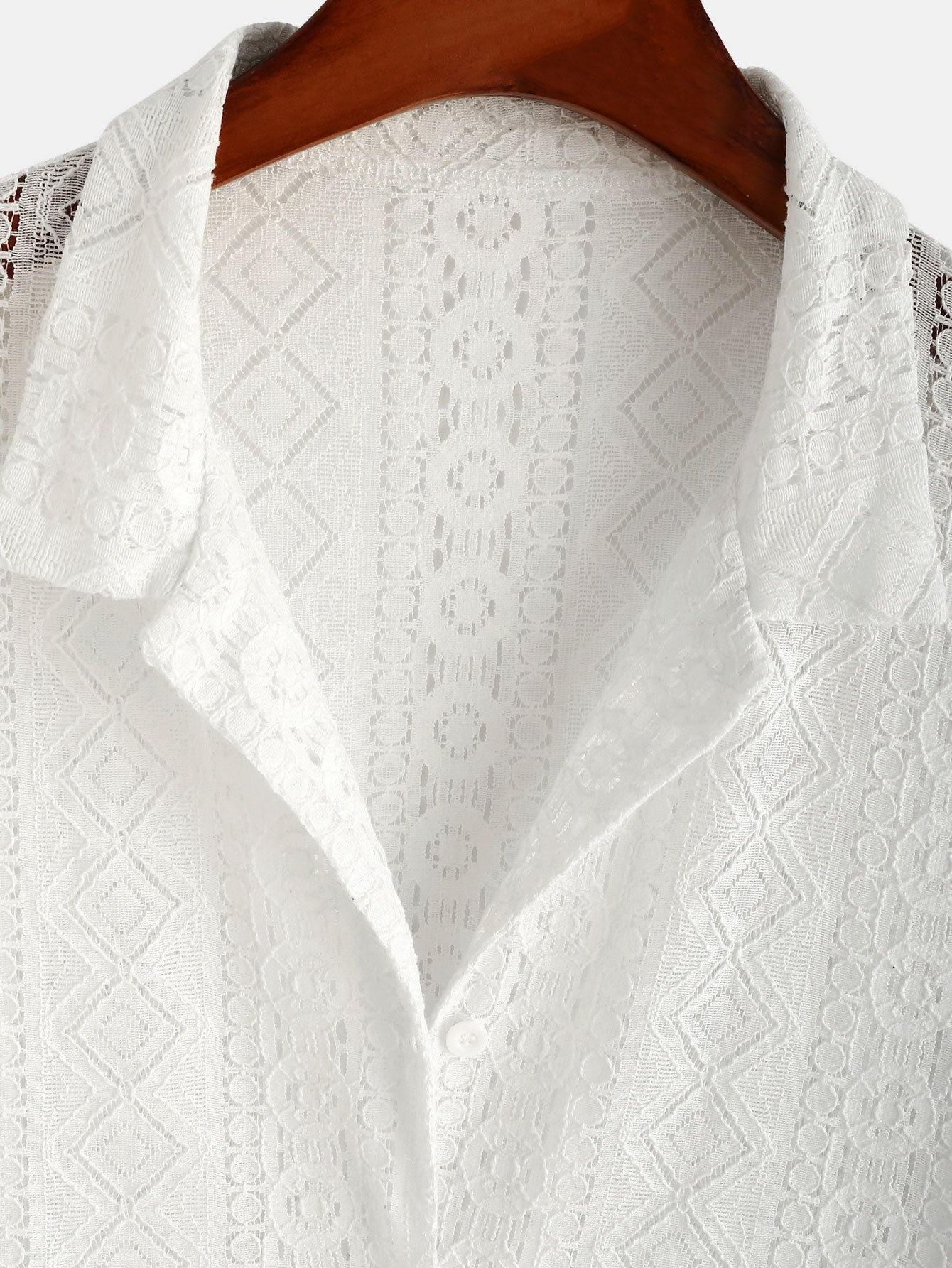 Hugh | Geometry Textured Cuban Shirt