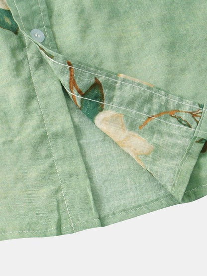 Parkham | Floral Print Button Up Shirt