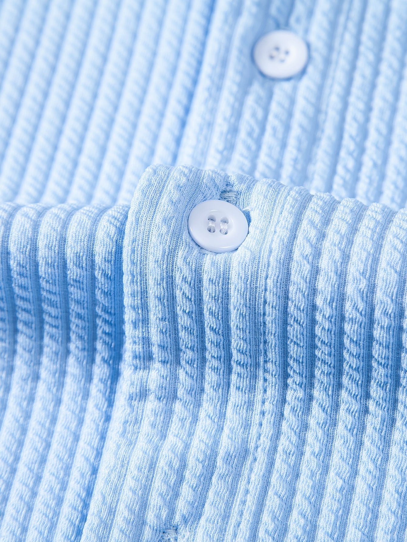 Bodhi | Muscle Fit Ribbed Stand Collar Shirt