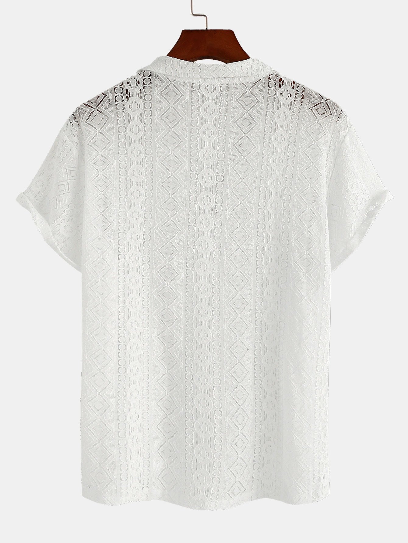 Hugh | Geometry Textured Cuban Shirt