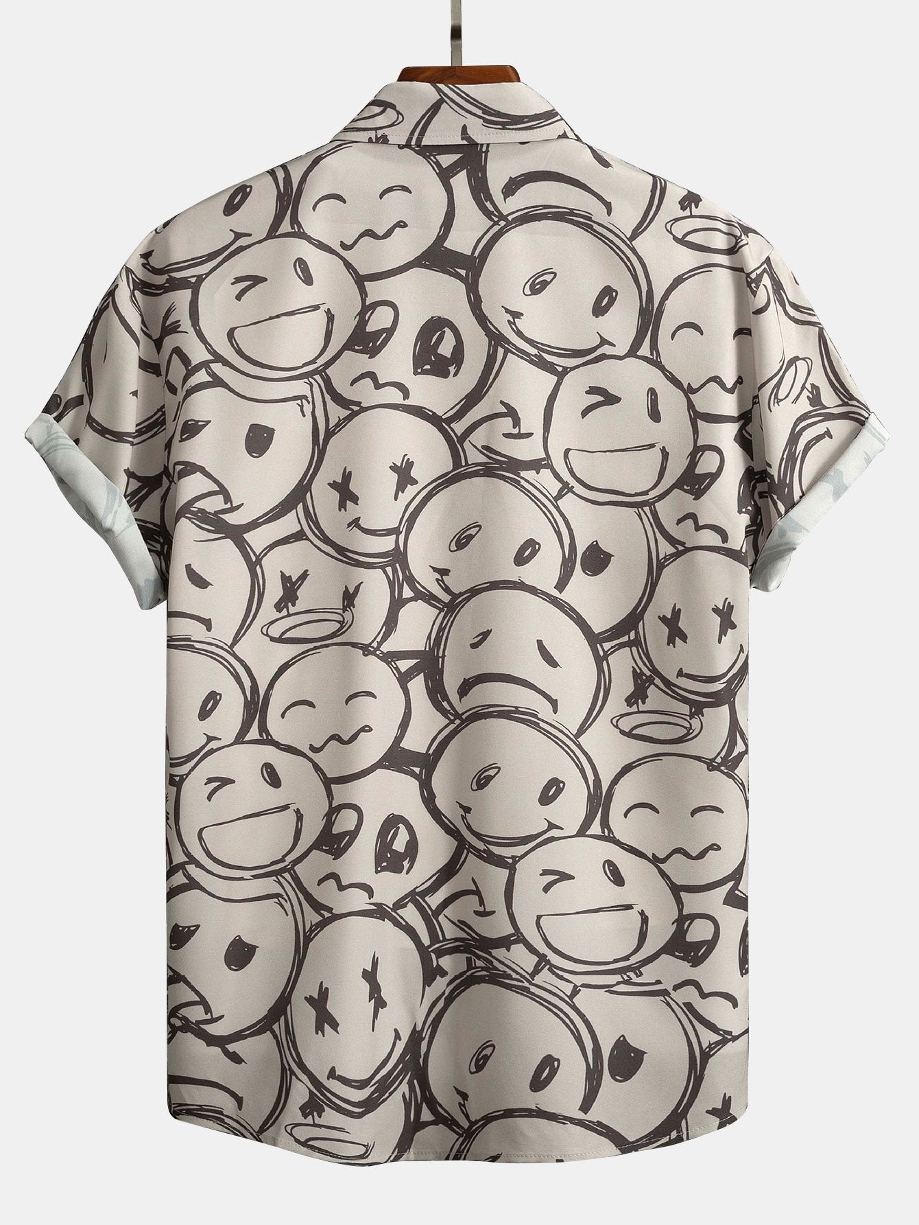 Iverson | Smiley Print Button Up Shirt