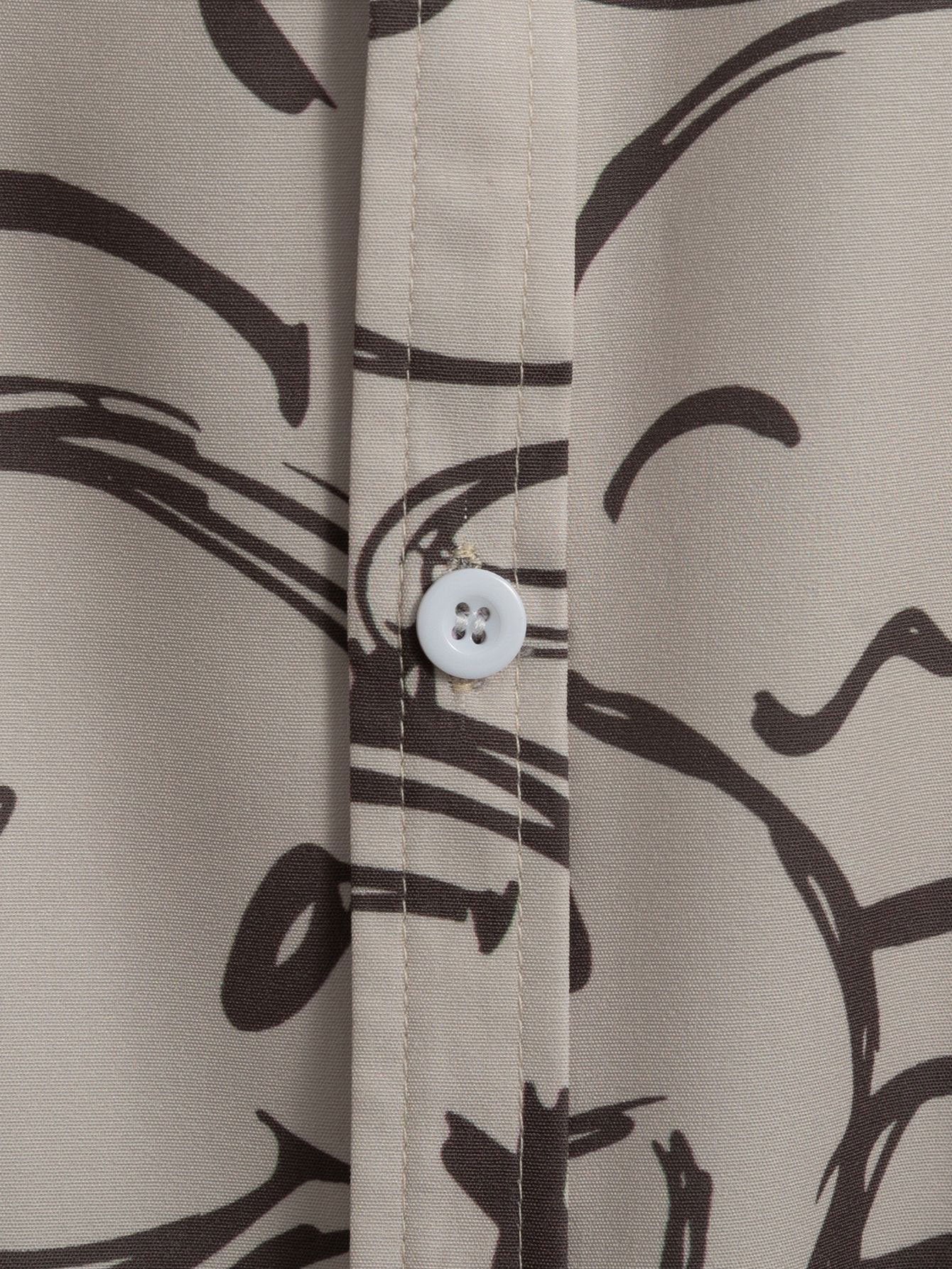 Iverson | Smiley Print Button Up Shirt