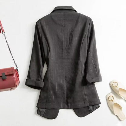 Maelle | Elegant Linen Blazer