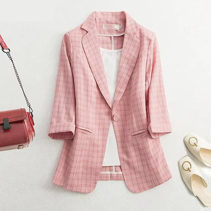 Maelle | Elegant Linen Blazer