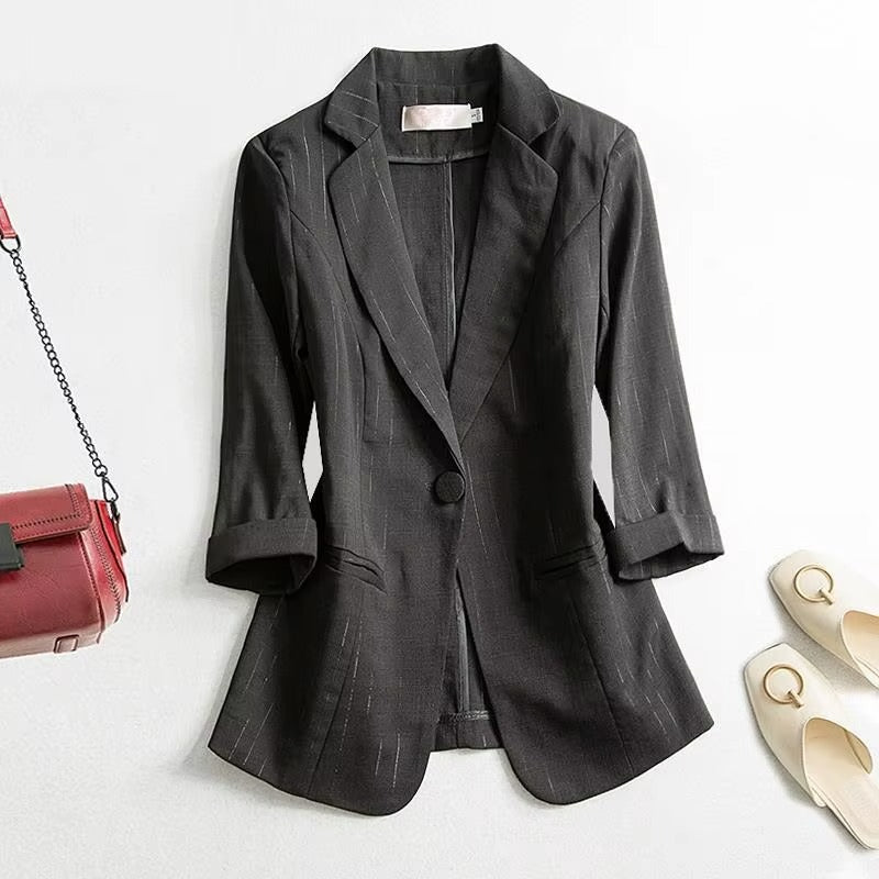 Maelle | Elegant Linen Blazer