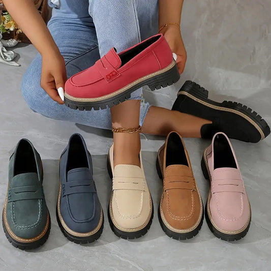 Edith | Comfortable Suede Loafers for Women